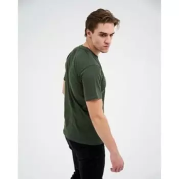 Футболка мужская однотонная, цвет т-зеленый, размер 56