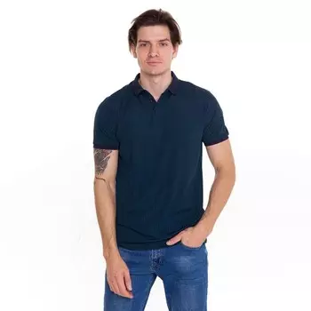 Футболка мужская поло, цвет зеленый, размер 46 (M)