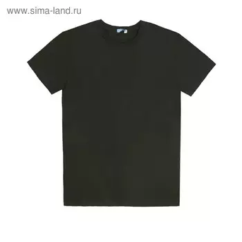 Футболка мужская, размер 48, цвет черный