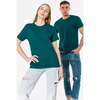 Футболка мужская, размер 48, цвет морская волна