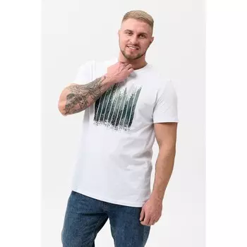 Футболка мужская, размер 50, цвет белый