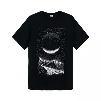 Футболка мужская, размер 56, цвет чёрный