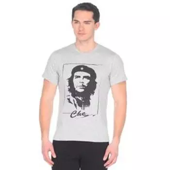 Футболка мужская, размер 56, цвет серый-меланж