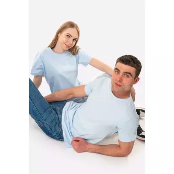 Футболка мужская, размер 56, цвет светло-голубой