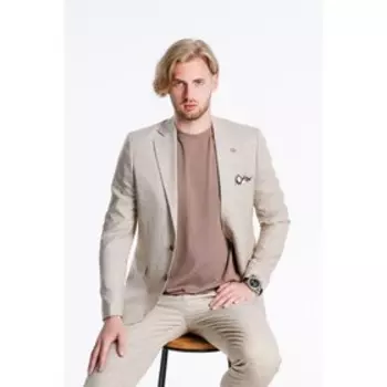 Футболка мужская, размер 56, цвет тауп