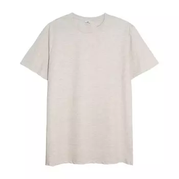 Футболка мужская, размер 60, цвет молочный меланж