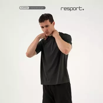 Футболка мужская Resport, р. 50, цвет зелёный, базовая