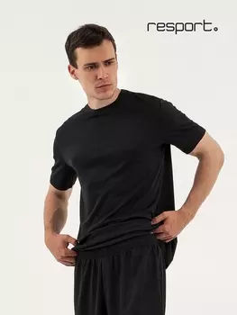 Футболка мужская Resport, размер 54, базовая, чёрная