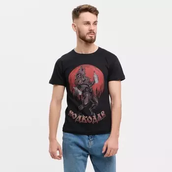 Футболка мужская «Водкодав» р. 50, черный