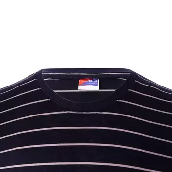 Футболка мужская в полоску, цвет синий, размер 50