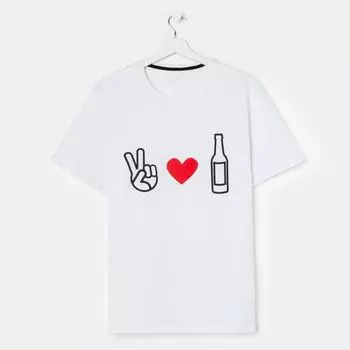 Футболка мужские KAFTAN "Love beer" р.56