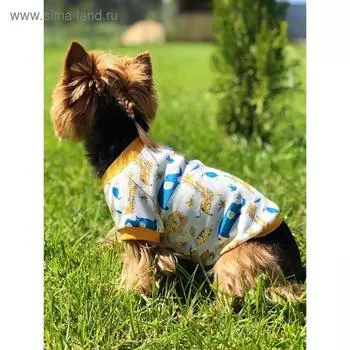 Футболка Osso для собак «Сафари», размер 32 (ДС 32, ОГ 39-41 см)