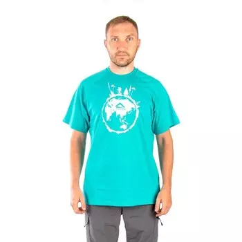 Футболка PAYER World Tour, хлопок, тиффани, р-р XL