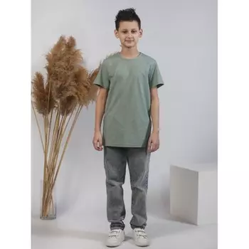 Футболка подростковая, размер 38, цвет светло-зеленый