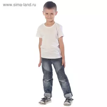 Футболка подростковая, размер 40, цвет белый