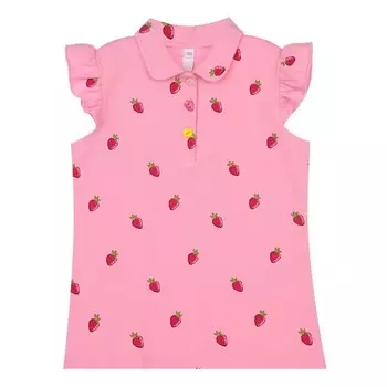 Футболка-поло для девочки, рост 110 см