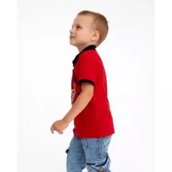 Футболка-поло для мальчика, цвет красный, рост 140 см (10 лет)