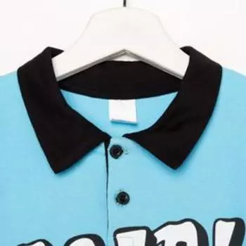 Футболка-поло для мальчика, цвет светло-голубой, рост 152 см (12 лет)