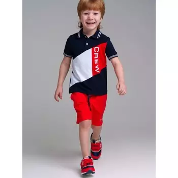 Футболка-поло для мальчика PlayToday, рост 116 см