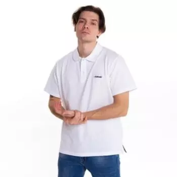 Футболка поло мужская, цвет белый, размер 58 (5XL)