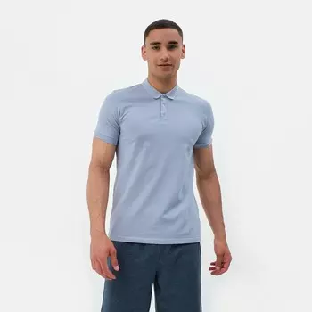 Футболка поло мужская MINAKU REGULAR FIT: серая, р-р 46