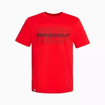 Футболка President, размер L, цвет красный