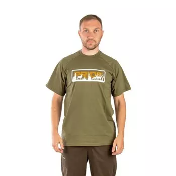 Футболка PRIDE Living Nature, хлопок, хаки, р-р XXXL