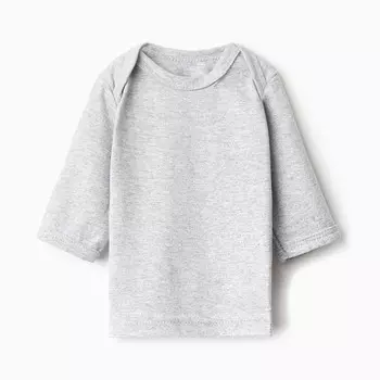 Футболка с дл. рукавом Bloom Baby, р. 56 см, серый
