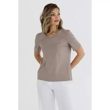 Футболка с V-образным вырезом, размер 42