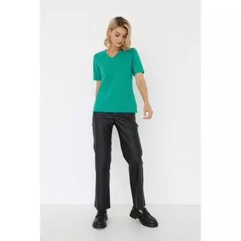 Футболка с V-образным вырезом, размер 50