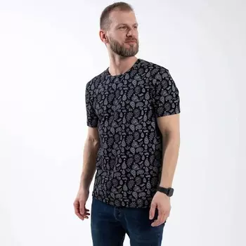 Футболка SL "Пейсли", 50, чёрный