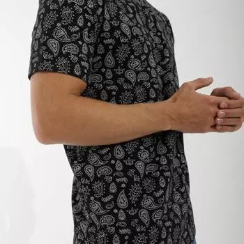 Футболка SL "Пейсли", 56, чёрный