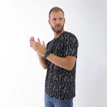 Футболка SL "Пейсли", 58, чёрный