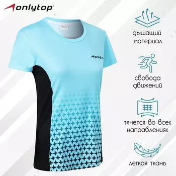 Футболка спортивная ONLYTOP woman, размер 50
