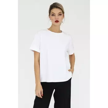 Футболка свободного кроя, размер 42