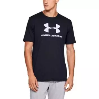 Футболка Under Armour Sportstyle Logo Graphic Short Sleeve Tee мужская, размер 44-46 (1329590-001)