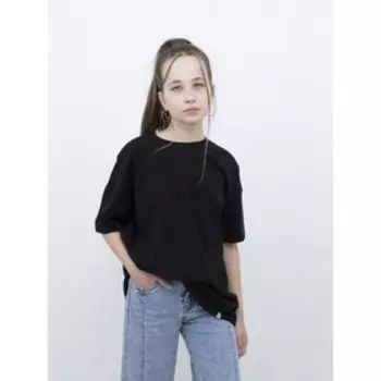 Футболка унисекс, размер 50, цвет чёрный