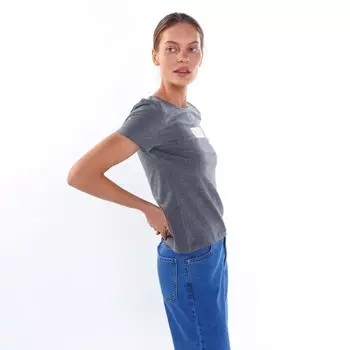 Футболка женская, цвет антрацит, размер 44-46 (M)