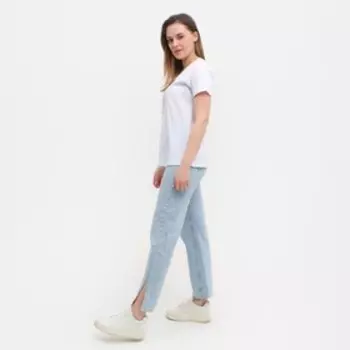 Футболка женская, цвет белый, размер 46