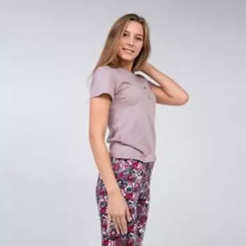 Футболка женская, цвет бежевый, размер 44