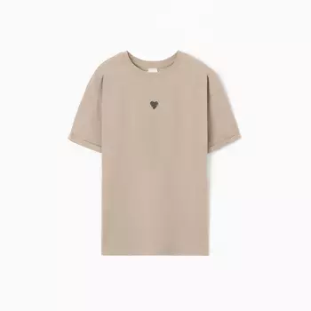 Футболка женская, цвет бежевый, размер 50