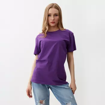 Футболка женская ATA collection, фиолетовая, размер 44