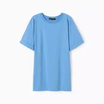 Футболка женская Kalinka, голубая, размер 44