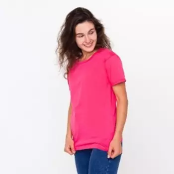 Футболка женская, цвет коралловый, размер 48