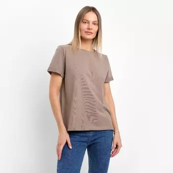 Футболка женская CHIC&CHARISMA, коричневый, размер 42-44 (M)