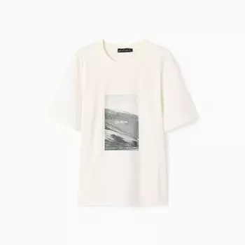 Футболка женская, цвет молочный, размер 44