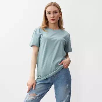 Футболка женская, цвет мятный, размер 50