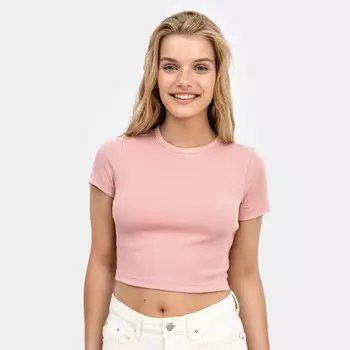 Футболка женская Mark Formelle, персиковая, размер 50