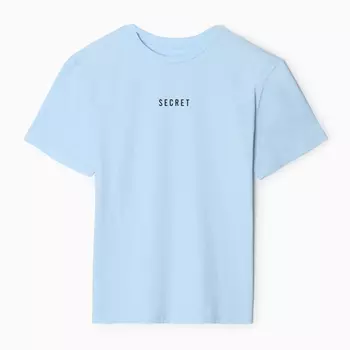 Футболка женская, цвет ярко голубой, размер ONE SIZE (42-46)