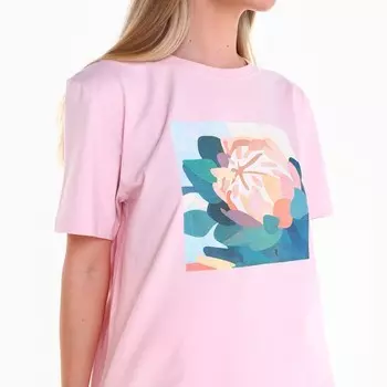 Футболка женская, цвет розовый размер 44